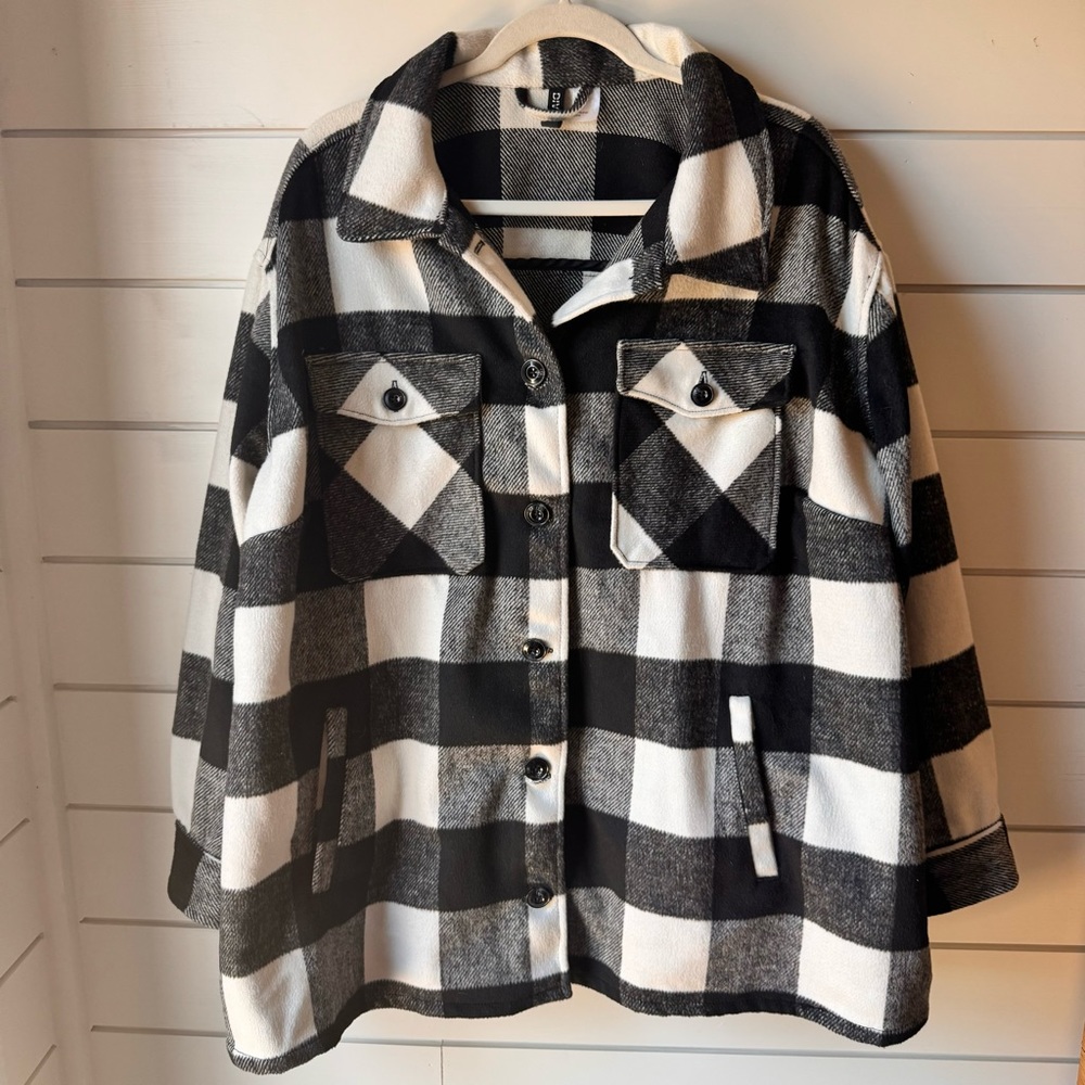 H&M Plaid Shacket